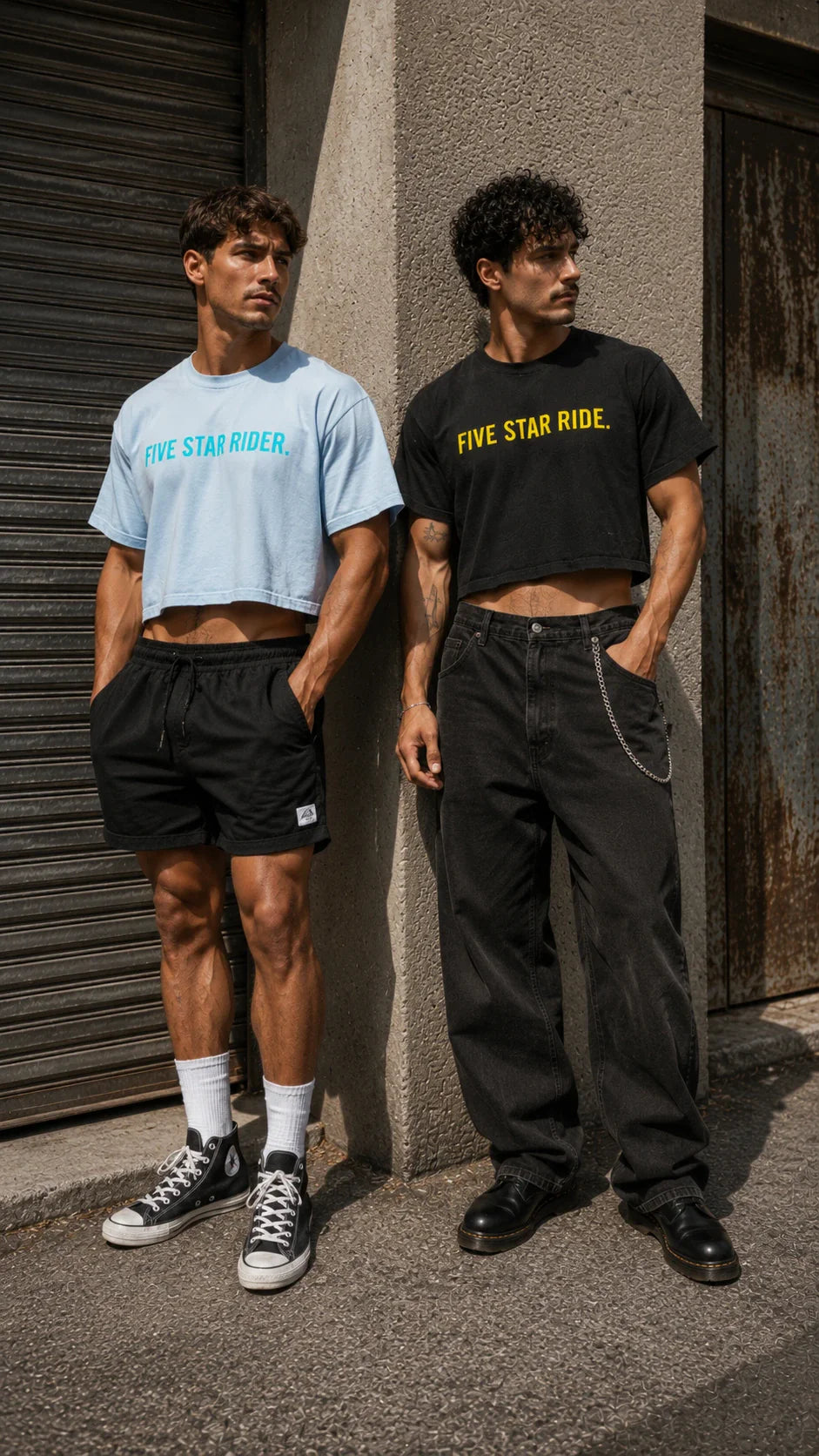 Five Star Ride: The Cropped Tee Built for Pride, Power & Very Good Boys