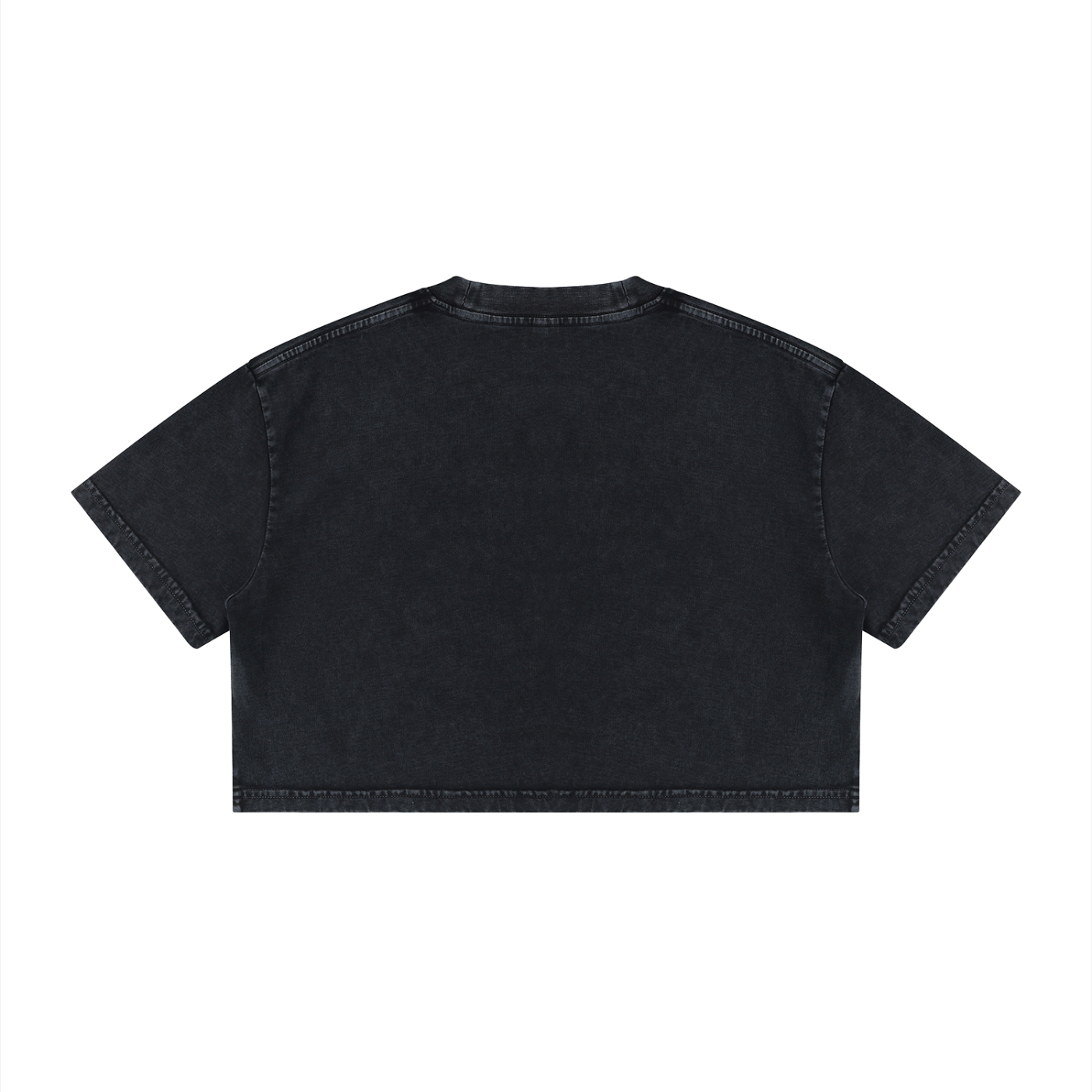 FIVE STAR RIDE Mineral Wash Cotton Crop T-Shirt