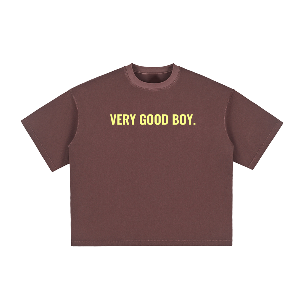 Very Good Boy. X TOM Vintage Washed Boxy T-Shirt