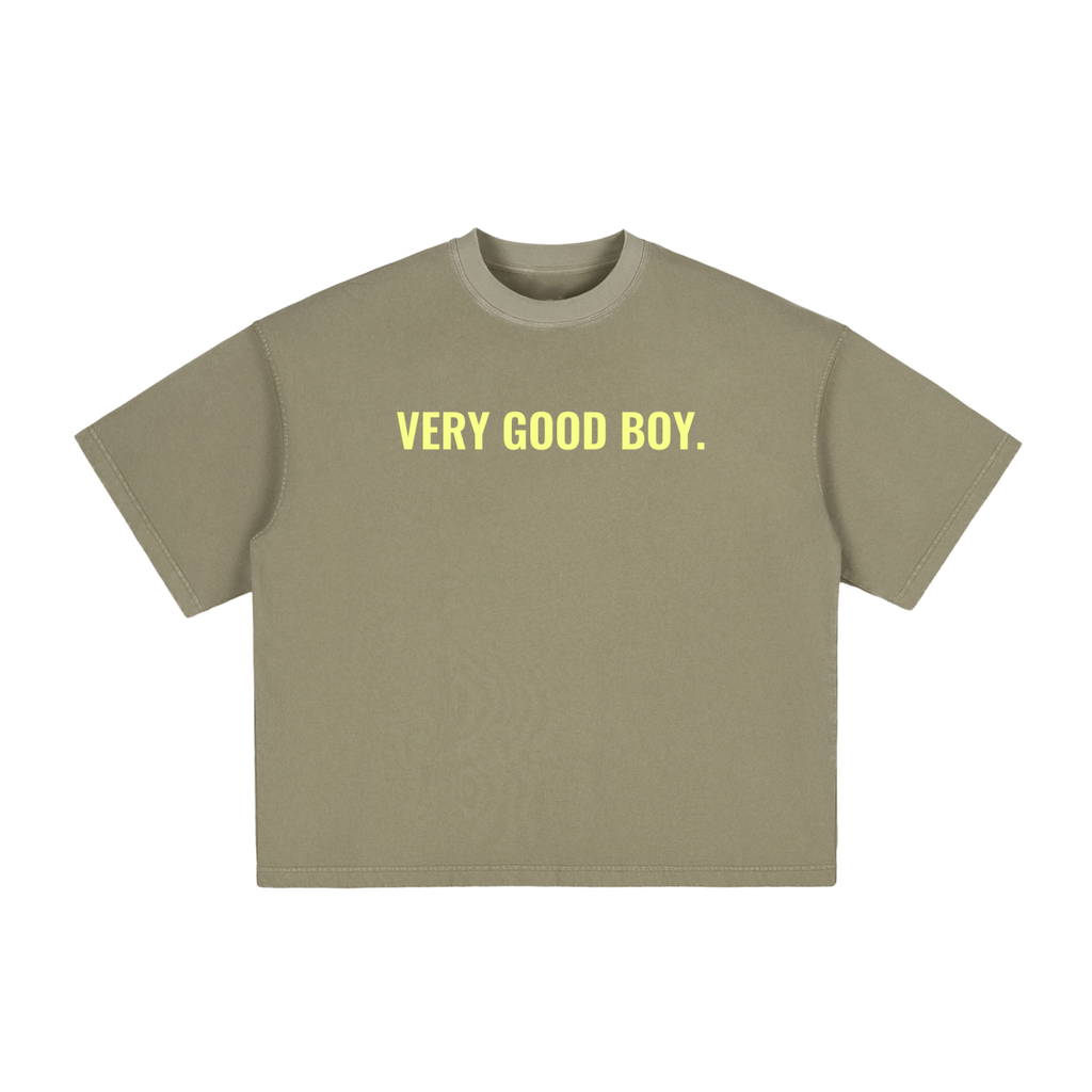Very Good Boy. X TOM Vintage Washed Boxy T-Shirt