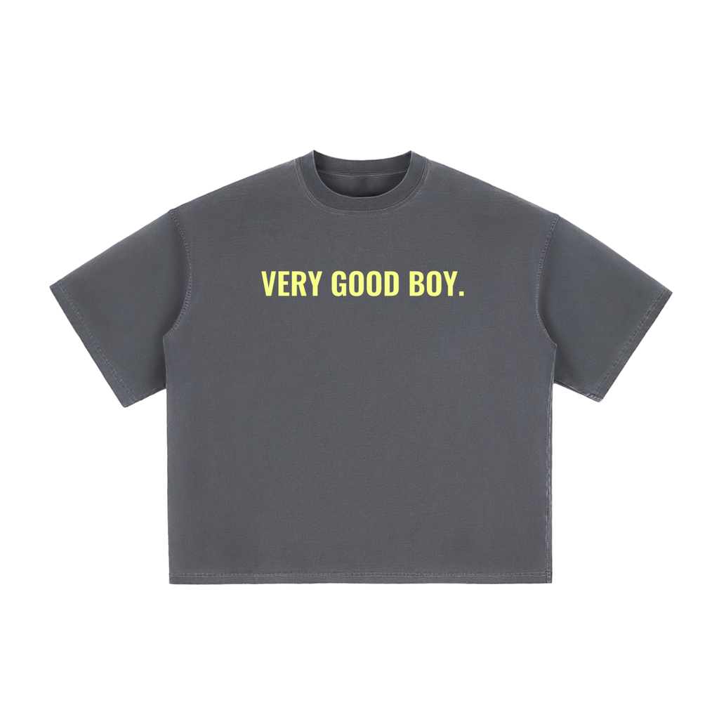 Very Good Boy. X TOM Vintage Washed Boxy T-Shirt