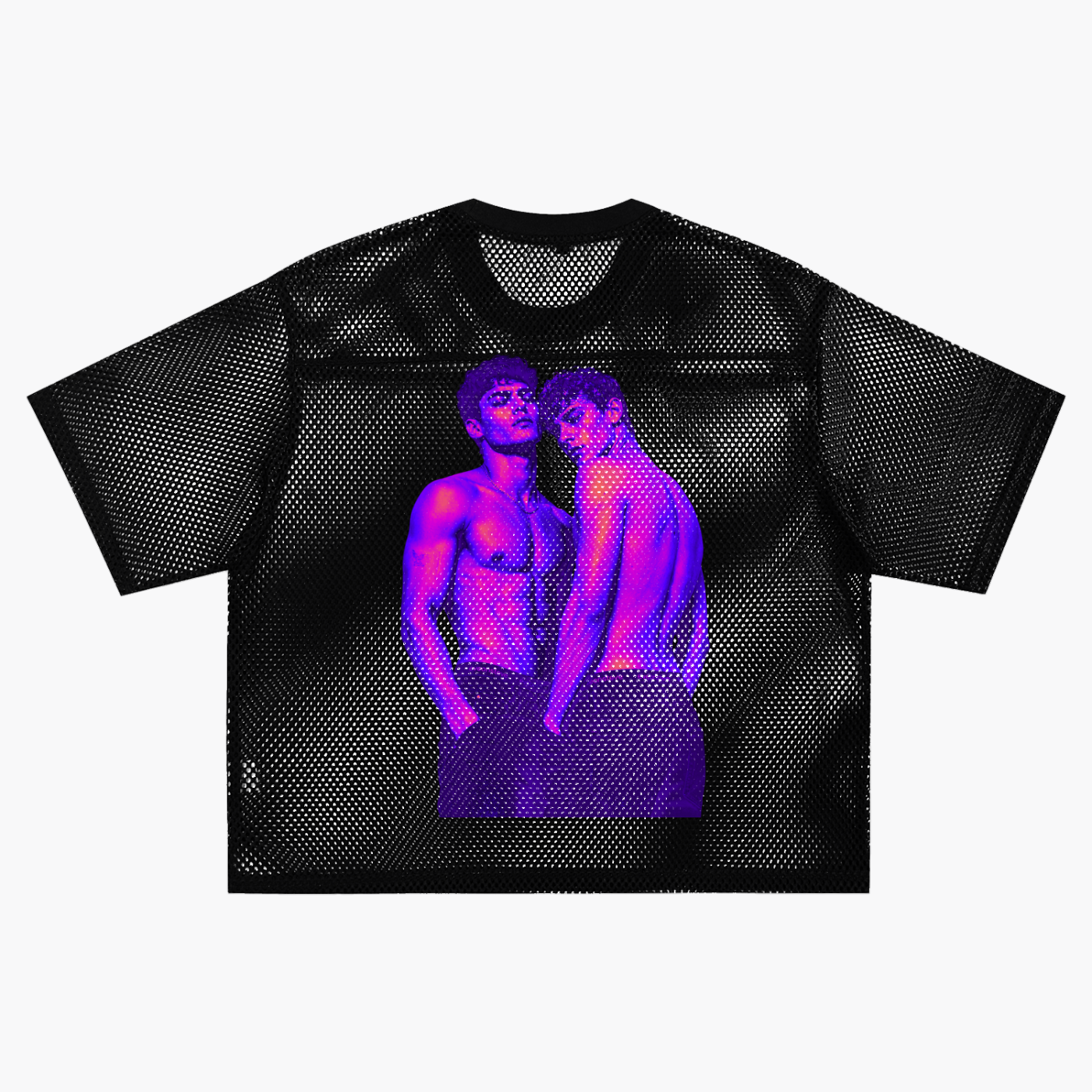 Pumped X Pride Edition  - Electric Gaze Him See-through Boxy Mesh T-Shirt