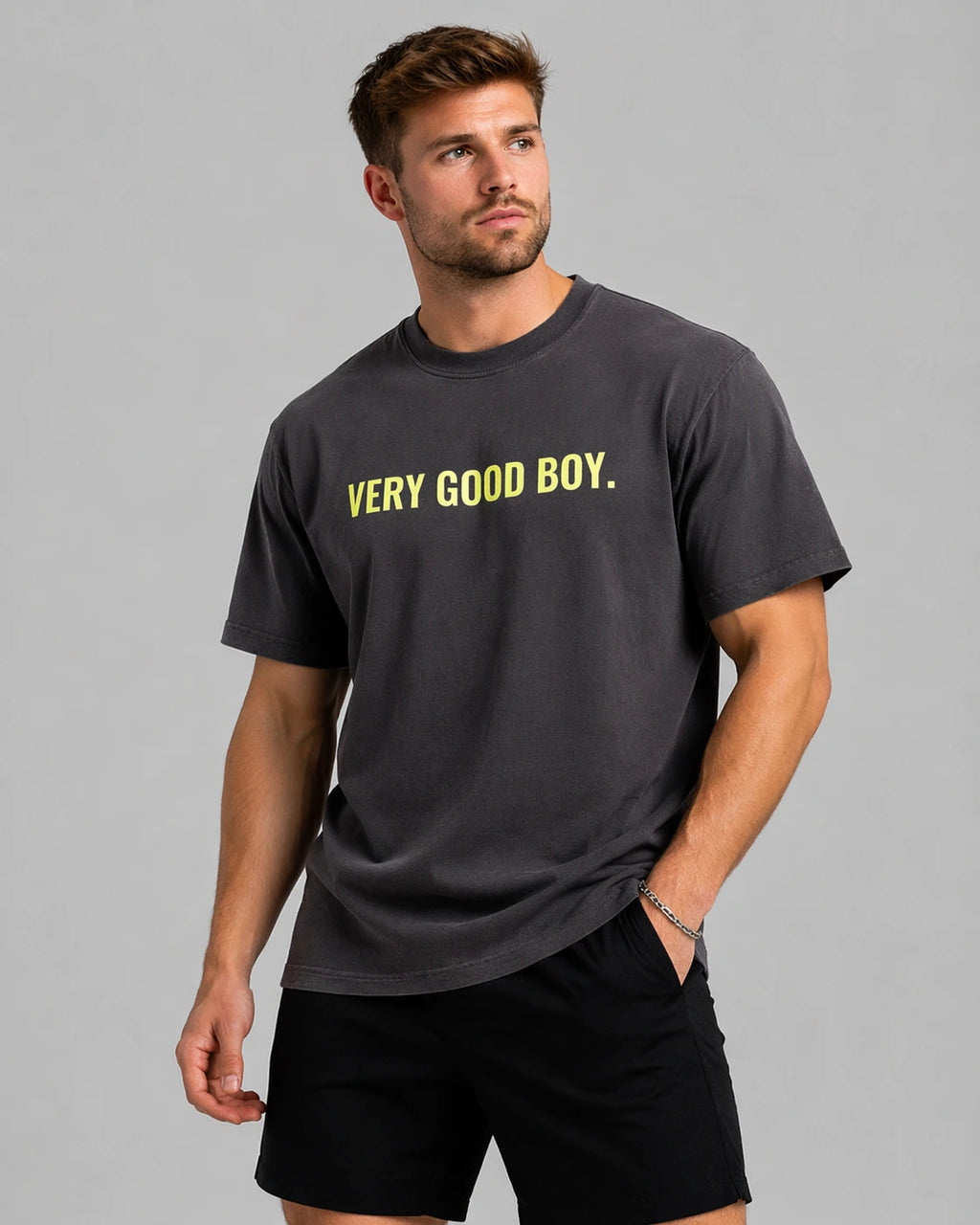 Very Good Boy. X TOM Vintage Washed Boxy T-Shirt