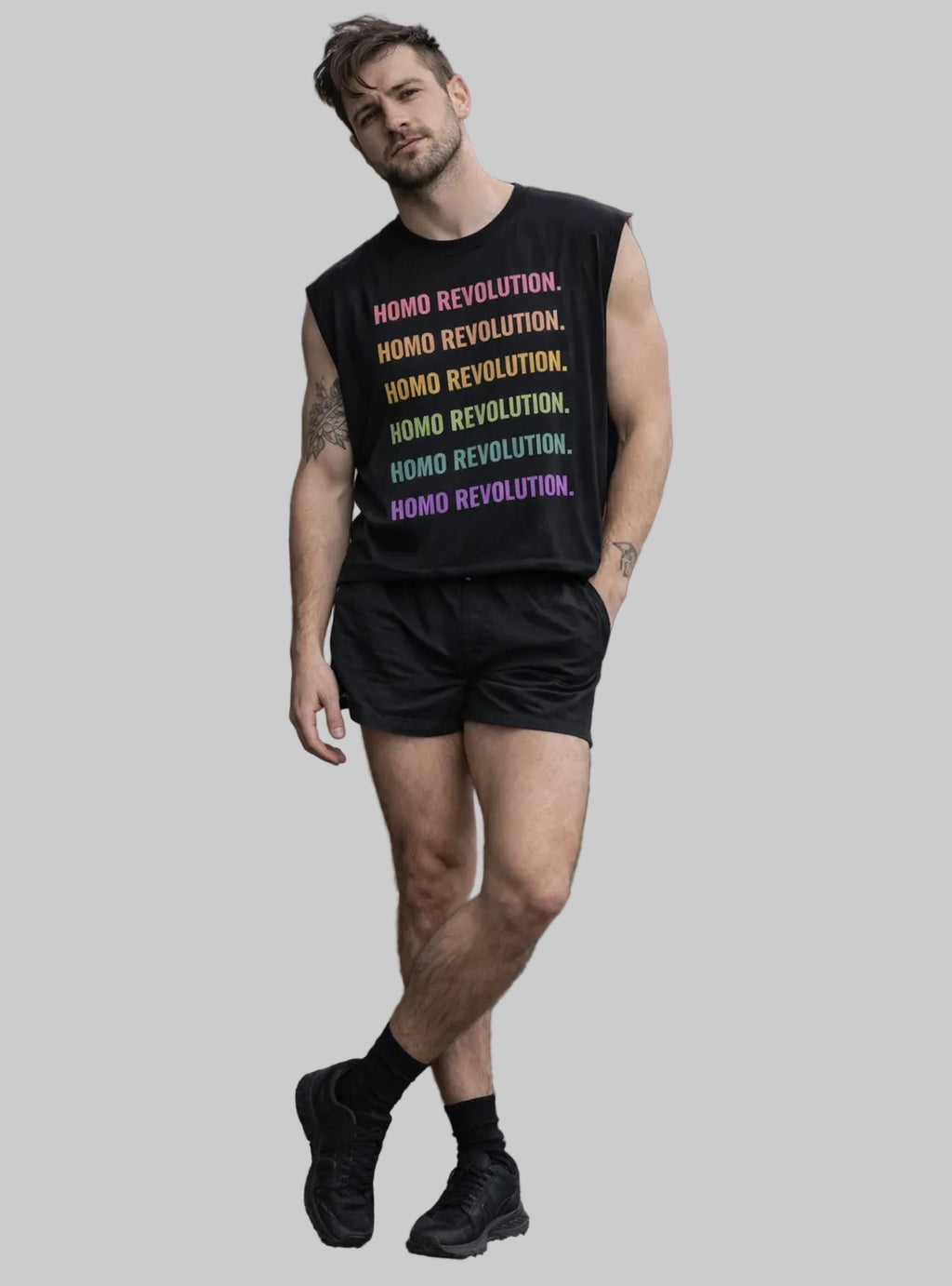 HOMO REVOLUTION X TOM PRIDE Boxy Tank Top
