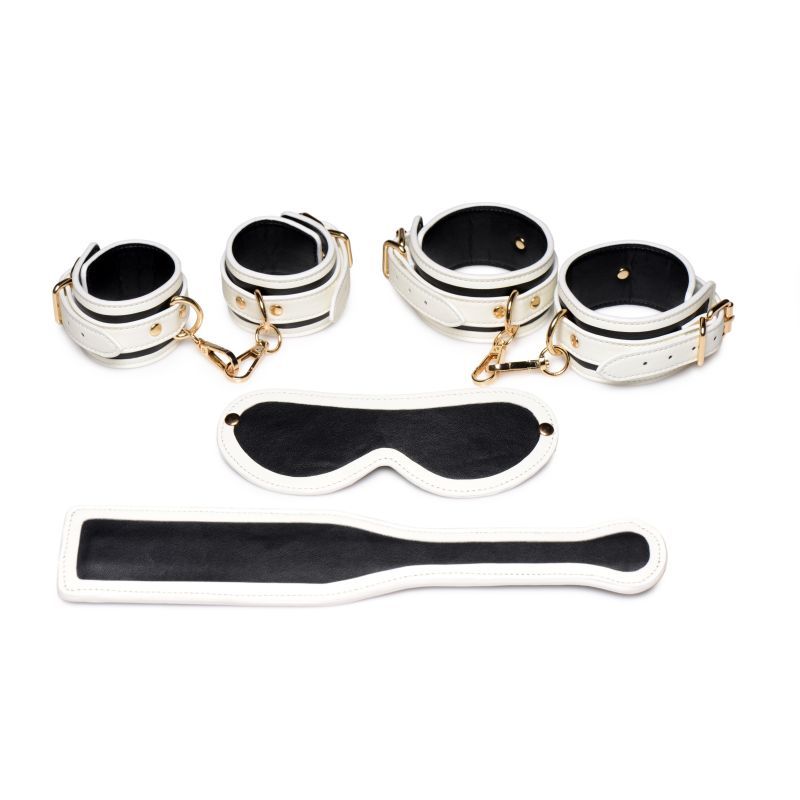 Master Series Kink In The Dark Glowing Bondage Set Fluro Green