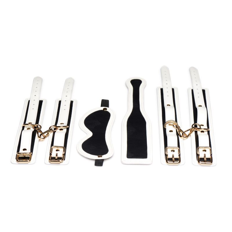 Master Series Kink In The Dark Glowing Bondage Set Fluro Green