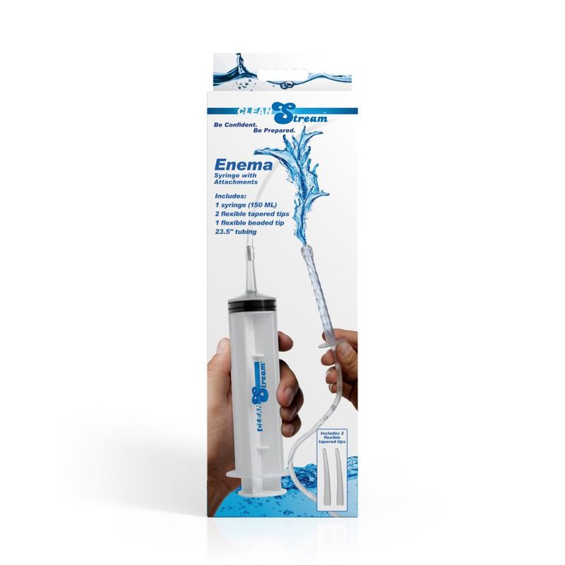 Cleanstream Enema Syringe With Attachments