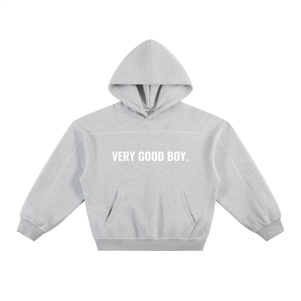 Very Good Boy X Tom Contrast-Stitched Boxy Fleece Hoodie