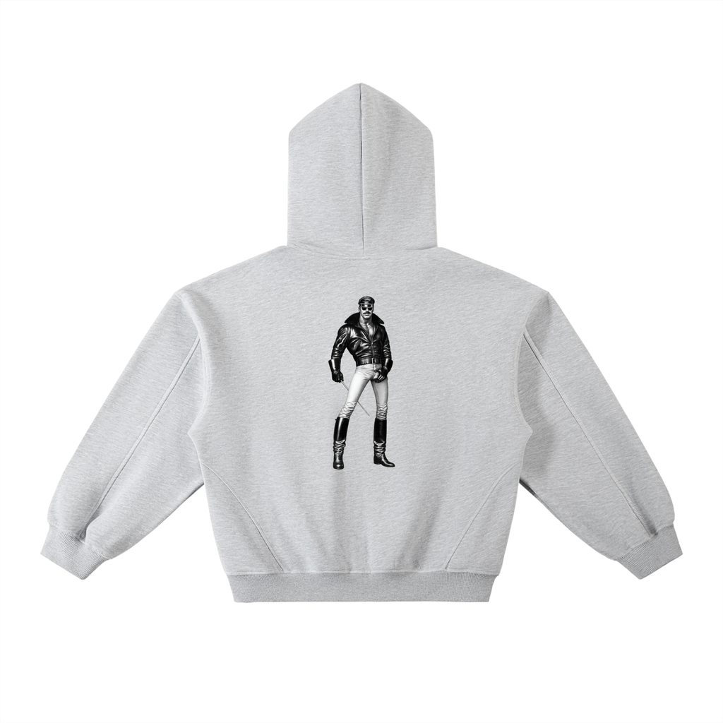 Very Good Boy X Tom Contrast-Stitched Boxy Fleece Hoodie