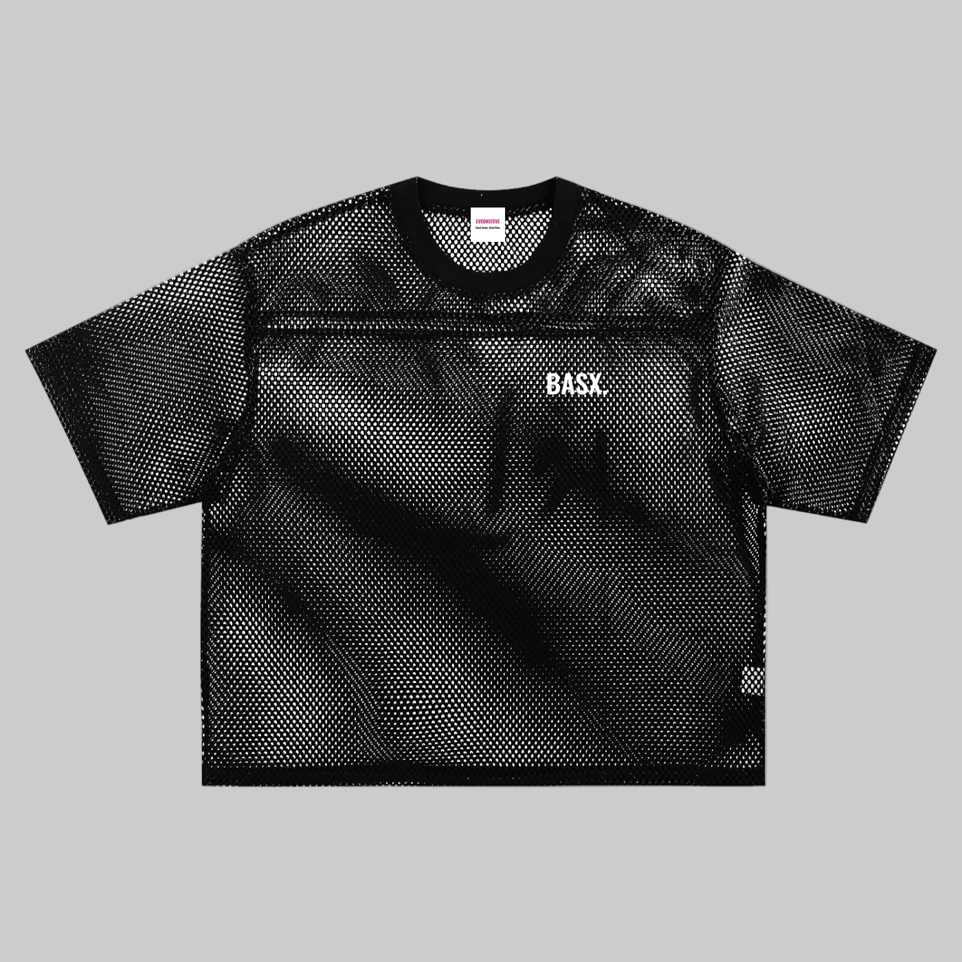 Men's Mesh See-through Boxy Net T-Shirt  - EOS BASX