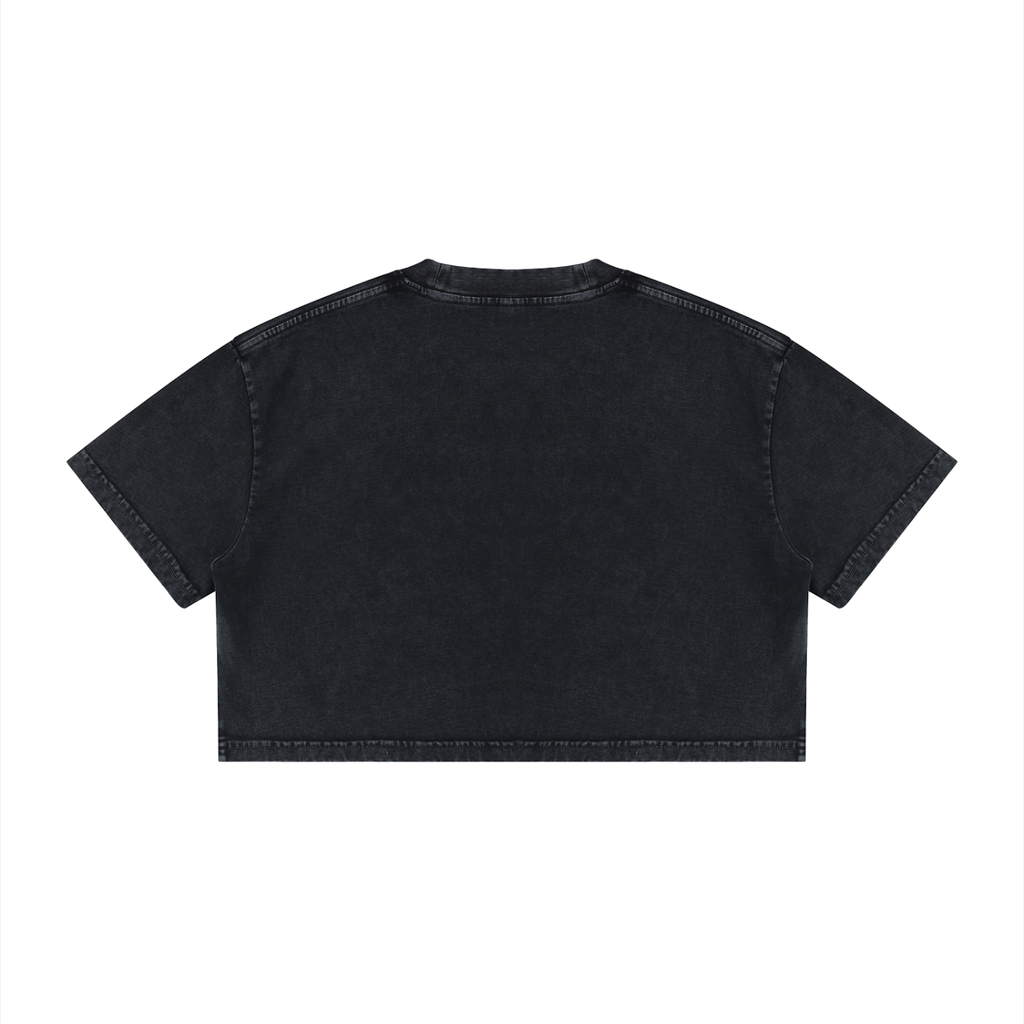 FIVE STAR RIDER Mineral Wash Cotton Crop T-Shirt