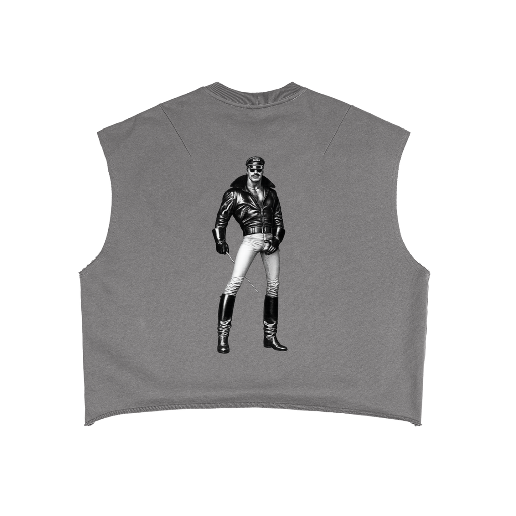 Into Very Good Pups X Tom French Terry Boxy Tank Top
