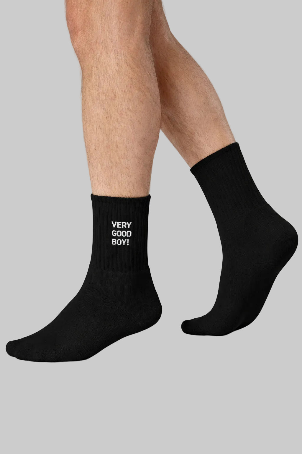 Very Good Boy Embroidered socks
